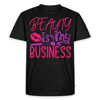 Beauty Sort Beauty Is My Business - T-shirt Premium bio Homme - noir - Devant - Nico (187cm)