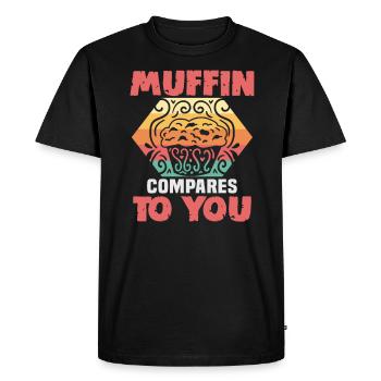Cuisson de biscuits et de gâteaux Boulanger ou boulanger amateur - T-shirt Premium bio Homme - noir - Devant - Nico (187cm)