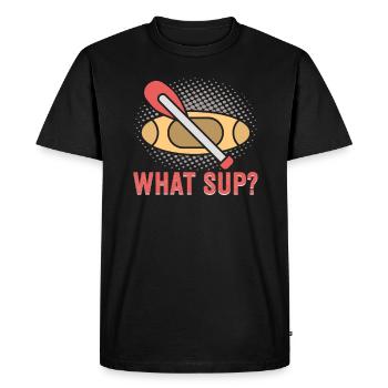 Sup Stand Up Paddle Design Sup Board Paddeln - Men's Premium Organic T-Shirt - black - Front - Nico (187cm)