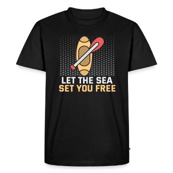 Sup Stand Up Paddle Design Sup Board Paddeln - Men's Premium Organic T-Shirt - black - Front - Nico (187cm)
