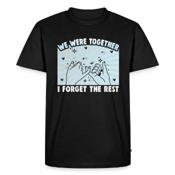 Cadeau d’amitié pour bon ami - T-shirt Premium bio Homme - noir - Devant - Nico (187cm)