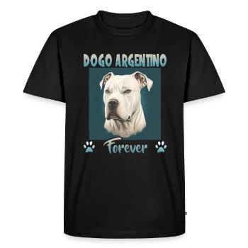 Dog Saying Dogo Argentino Design pour - T-shirt Premium bio Homme - noir - Devant - Nico (187cm)