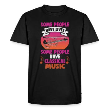 Musique classique Musiciens d’orchestre - T-shirt Premium bio Homme - noir - Devant - Nico (187cm)