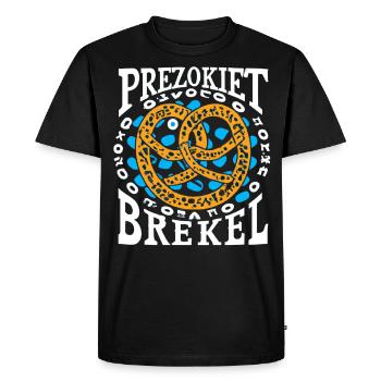Pretzelfest - T-shirt Premium bio Homme - noir - Devant - Nico (187cm)