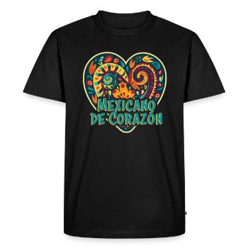 Mexico Beach Holiday by the Sea Design Beach Motif - T-shirt Premium bio Homme - noir - Devant - Nico (187cm)