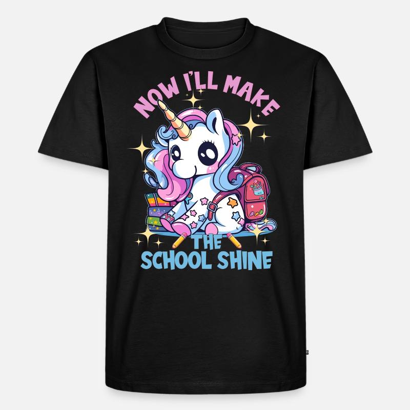 Schulkind Zur Einschulung Goodbye Kindergarten - Männer Premium Bio T-Shirt - Schwarz