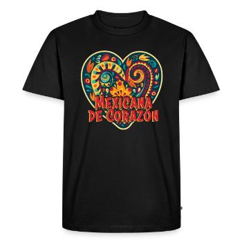 Mexico beach holiday by the sea design beach motif - Men's Premium Organic T-Shirt - black - Front - Nico (187cm)