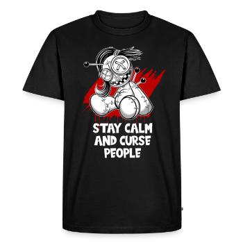 Conceptions de sorcières occultes de l’Art sombre magique - T-shirt Premium bio Homme - noir - Devant - Nico (187cm)