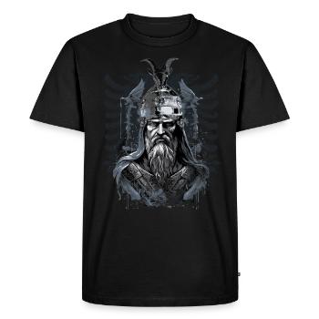 Skanderbeg albanais Kosovo dessins pour les Albanais - T-shirt Premium bio Homme - noir - Devant - Nico (187cm)