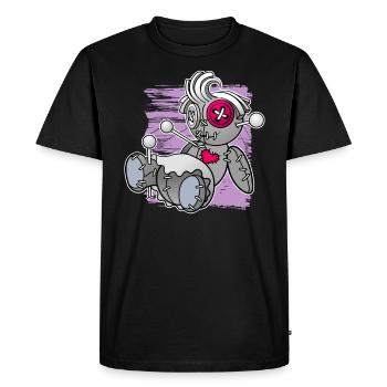 Magie Art Sombre Occulte Sorcière Designs - T-shirt Premium bio Homme - noir - Devant - Nico (187cm)