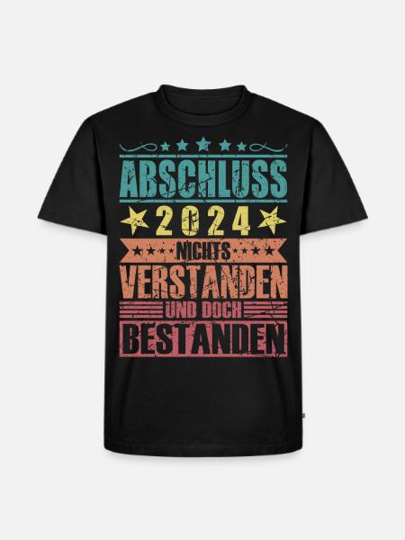 Abschluss 2024 - Männer Premium Bio T-Shirt - Schwarz
