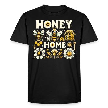 Bee Lovers Beekeepers Naturefriends Beekeepers - Men's Premium Organic T-Shirt - black - Front - Nico (187cm)