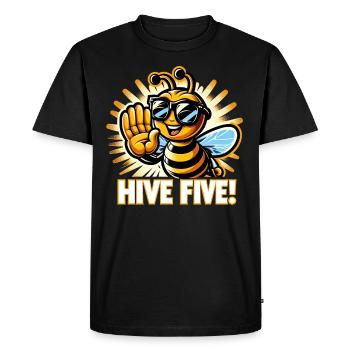 Bee Lovers Beekeepers Naturefriends Beekeepers - Men's Premium Organic T-Shirt - black - Front - Nico (187cm)