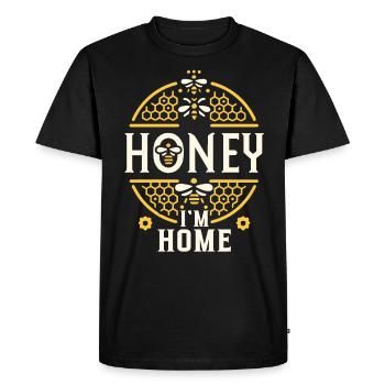 Bee Lovers Beekeepers Naturefriends Beekeepers - Men's Premium Organic T-Shirt - black - Front - Nico (187cm)