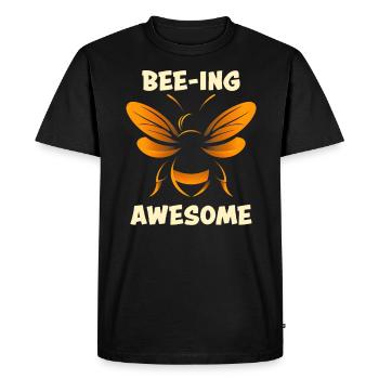 Bee Lovers Beekeepers Naturefriends Beekeepers - Men's Premium Organic T-Shirt - black - Front - Nico (187cm)