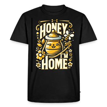 Bee Lovers Beekeepers Naturefriends Beekeepers - Men's Premium Organic T-Shirt - black - Front - Nico (187cm)