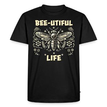 Bee Lovers Beekeepers Naturefriends Beekeepers - Men's Premium Organic T-Shirt - black - Front - Nico (187cm)