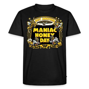 Amoureux des abeilles Apiculteurs Amis de la nature Apiculteurs - T-shirt Premium bio Homme - noir - Devant - Nico (187cm)