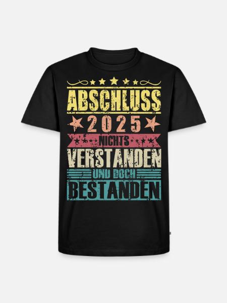 Abschluss 2025 - Männer Premium Bio T-Shirt - Schwarz