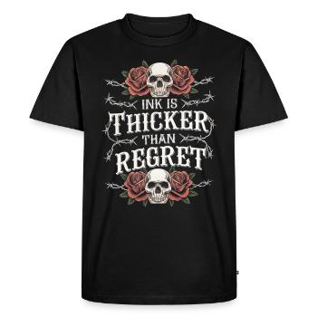 Tattoo Studio Tattoo Artist Tattoo Ideas - Men's Premium Organic T-Shirt - black - Front - Nico (187cm)