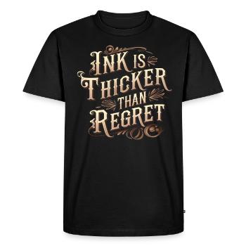 Tattoo Studio Tattoo Artist Tattoo Ideas - Men's Premium Organic T-Shirt - black - Front - Nico (187cm)
