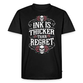 Tattoo Studio Tattoo Artist Tattoo Ideas - Men's Premium Organic T-Shirt - black - Front - Nico (187cm)