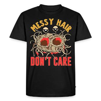 Flying Spaghetti Monster FSM - Men's Premium Organic T-Shirt - black - Front - Nico (187cm)