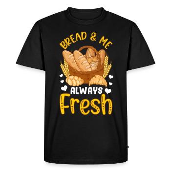 Bread Baking Bread Maker - Men's Premium Organic T-Shirt - black - Front - Nico (187cm)