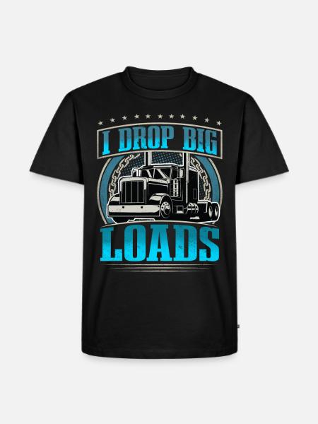 Truck Driver - Men's Premium Organic T-Shirt - black