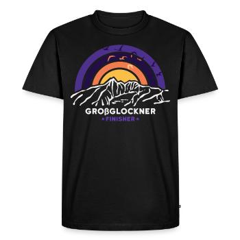 Grossglockner Carinthie Hohe Tauern Finisher Souvenir - T-shirt Premium bio Homme - noir - Devant - Nico (187cm)
