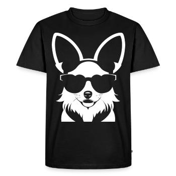 Chihuahua drôle portant des lunettes de soleil Chihuahuas - T-shirt Premium bio Homme - noir - Devant - Nico (187cm)