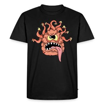 Monstre - T-shirt Premium bio Homme - noir - Devant - Nico (187cm)