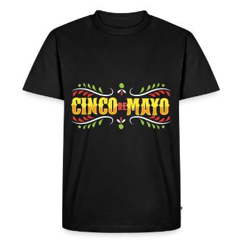 Drôle Cinco De Mayo Mexique - T-shirt Premium bio Homme - noir - Devant - Nico (187cm)
