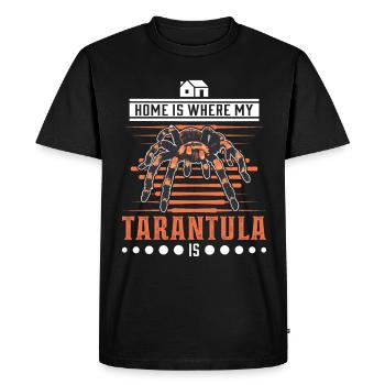 Tarantula Home Spider Tarantula - Men's Premium Organic T-Shirt - black - Front - Nico (187cm)