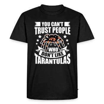Tarantula Spider Tarantula - Men's Premium Organic T-Shirt - black - Front - Nico (187cm)