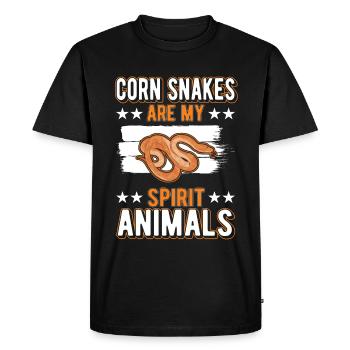 Corn Snake Gift Spirit Animal Corn Snake - T-shirt Premium bio Homme - noir - Devant - Nico (187cm)