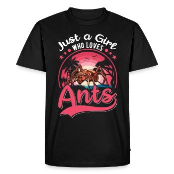 Fourmis Fille Fourmis Ferme fourmis Fourmis de feu - T-shirt Premium bio Homme - noir - Devant - Nico (187cm)