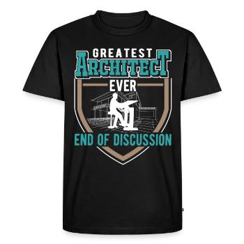 Le plus grand architecte de tous les temps Architekt - T-shirt Premium bio Homme - noir - Devant - Nico (187cm)
