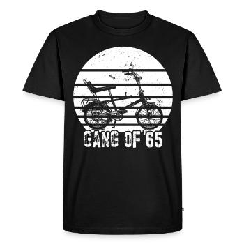 Bonanzarad Bonanza Bike Hipster Birthday 1965 - Men's Premium Organic T-Shirt - black - Front - Nico (187cm)