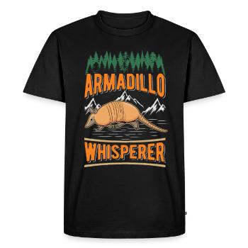Tatou Whisperer Gürteltier Flüsterer - T-shirt Premium bio Homme - noir - Devant - Nico (187cm)