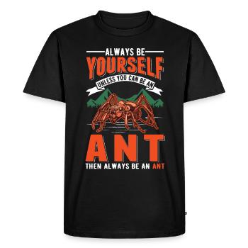 Fourmis Fourmis Ferme fourmilière Fourmis de feu - T-shirt Premium bio Homme - noir - Devant - Nico (187cm)
