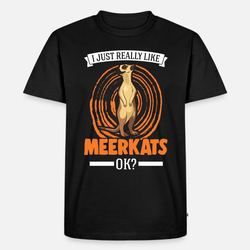 Suricate Cadeau Suricate Suricate - T-shirt Premium bio Homme - noir