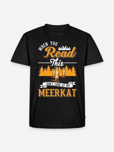 Suricate Cadeau Suricate Suricate - T-shirt Premium bio Homme - noir