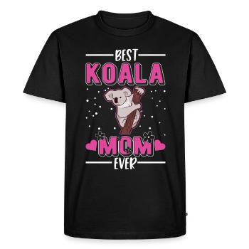Best Koala Mom Ever Koala Bear - Men's Premium Organic T-Shirt - black - Front - Nico (187cm)