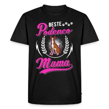 Meilleur(e) Podenco Mama Ibizan Hound - T-shirt Premium bio Homme - noir - Devant - Nico (187cm)