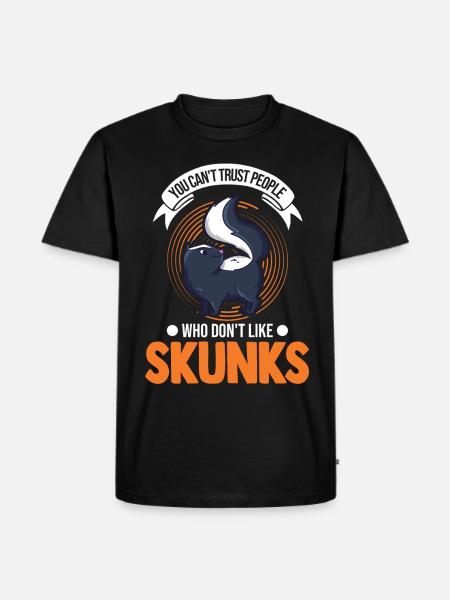 Skunk lovers - Men's Premium Organic T-Shirt - black