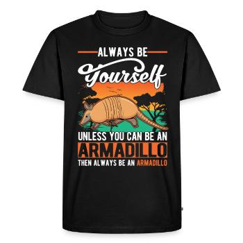 Tatou Cadeau Tatou - T-shirt Premium bio Homme - noir - Devant - Nico (187cm)