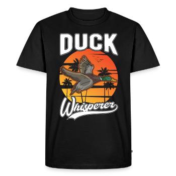 Duck Whisperer Duck Whisperer Duck Breeder - T-shirt Premium bio Homme - noir - Devant - Nico (187cm)