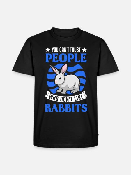 Lapin Lapin Lapin Lapin - T-shirt Premium bio Homme - noir