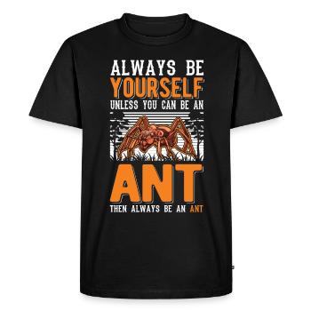 Fourmis Fourmilière Fourmilières Fourmis de feu - T-shirt Premium bio Homme - noir - Devant - Nico (187cm)